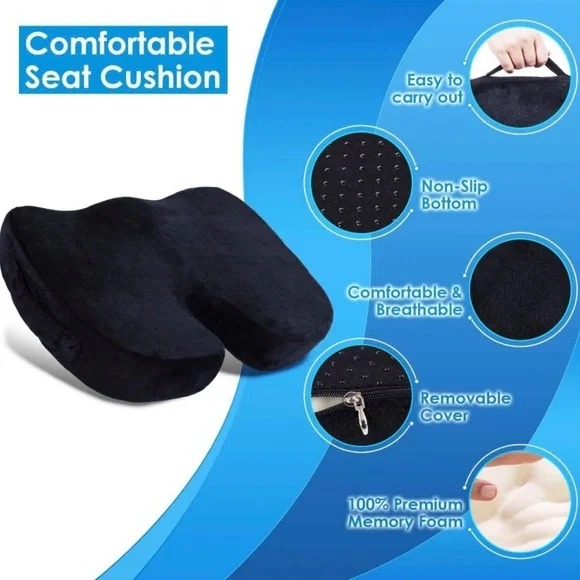 Coccyx Lumbar and Seat Cushion Set - Picture 5 of 12